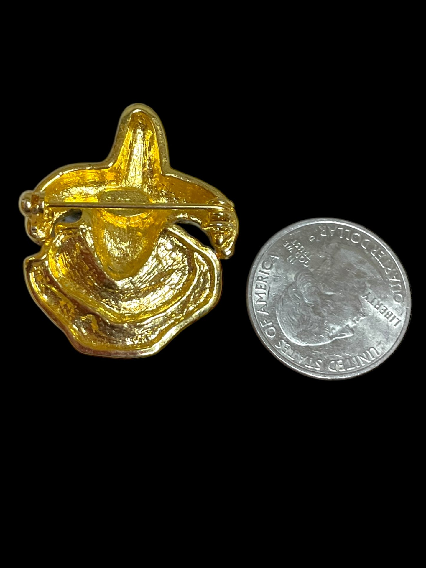 Vintage Mardi Gras Jester Clown Brooch-Pin