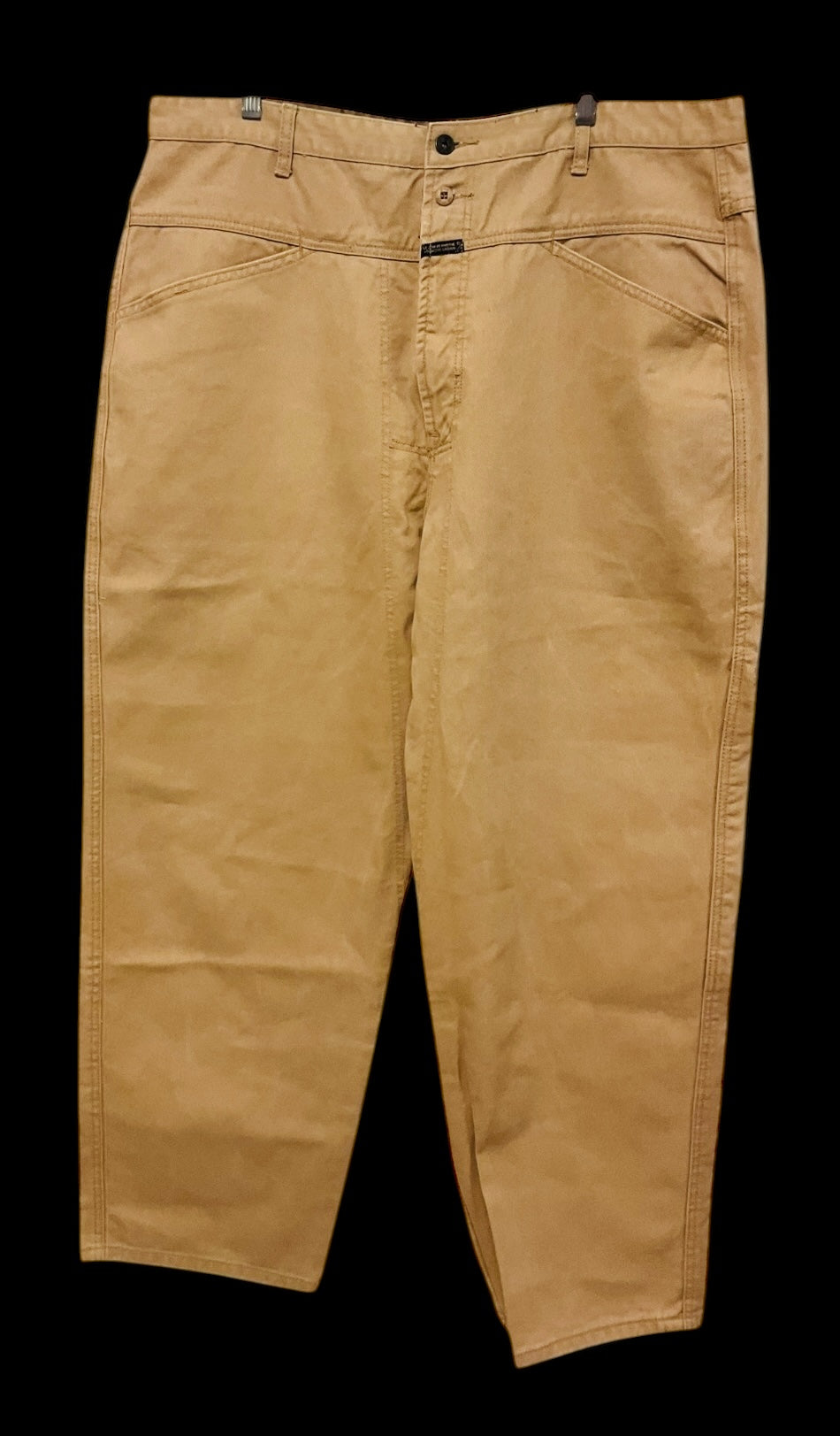 Vintage 90s Marithe Francois Girbaud Men's Brown Baggy Jeans size 40x31